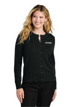 Load image into Gallery viewer, Port Authority® Women’s Easy Care Crewneck Cardigan Sweater