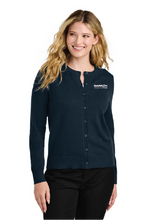 Load image into Gallery viewer, Port Authority® Women’s Easy Care Crewneck Cardigan Sweater