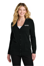 Load image into Gallery viewer, Port Authority® Women’s Easy Care Button-Up Cardigan Sweater