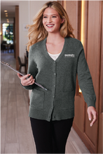 Load image into Gallery viewer, Port Authority® Women’s Easy Care Button-Up Cardigan Sweater