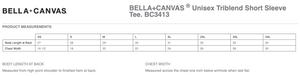 BELLA+CANVAS ® Unisex Triblend Short Sleeve Tee