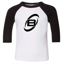 Load image into Gallery viewer, BELLA + CANVAS Toddler Three-Quarter Sleeve Baseball Tee