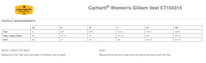 Carhartt Women's Gilliam Vest